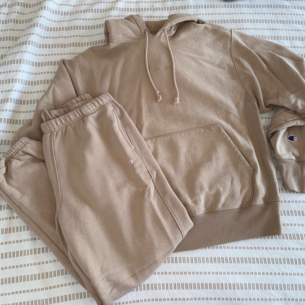 Champion Reverse Weave Matching Set Hoodie and Joggers size M